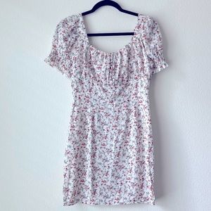 NEW - SHEIN Floral White Dress - Size S